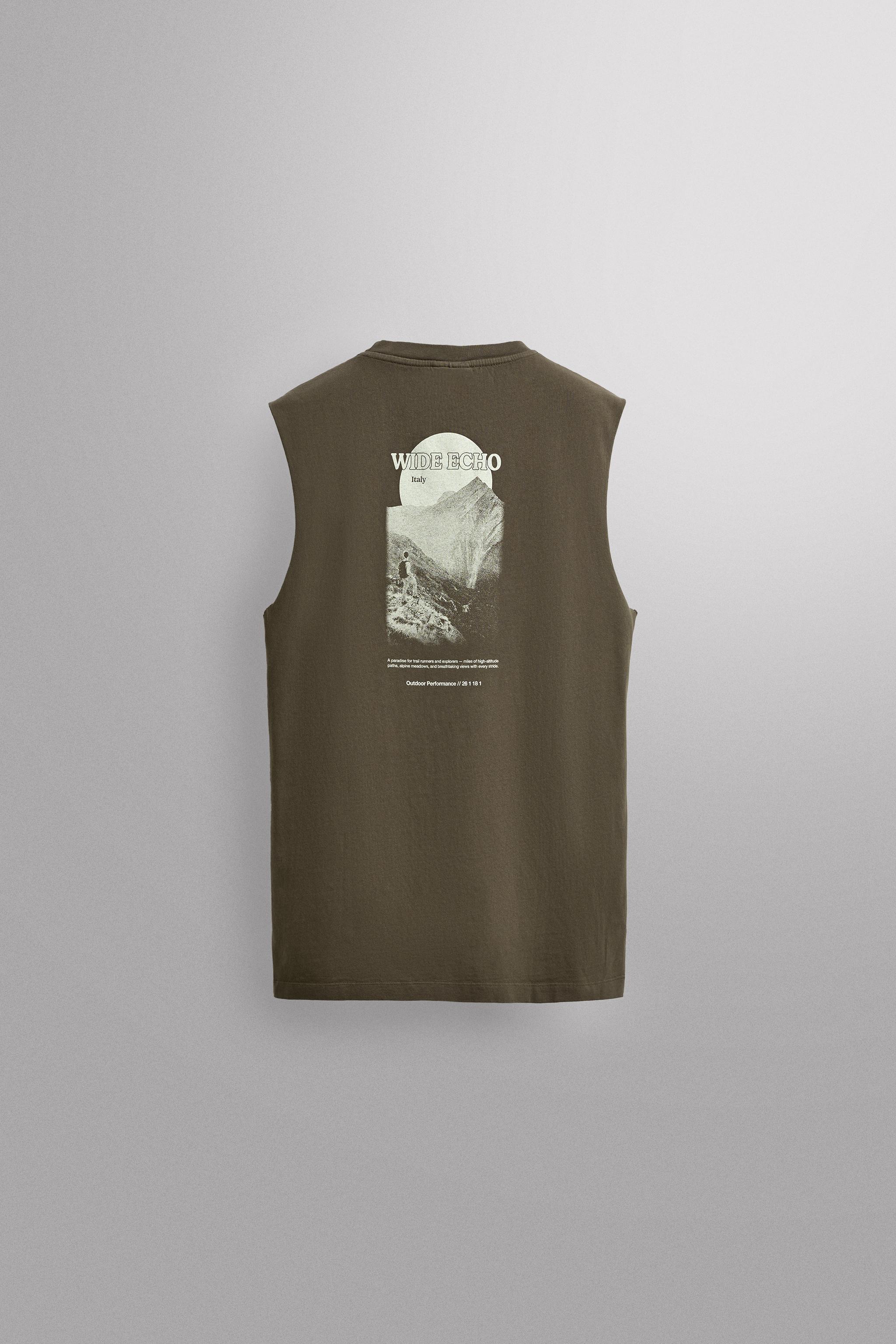 CONTRAST PRINT TANK TOP